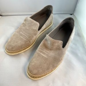 Vince Grey Suede Espadrille